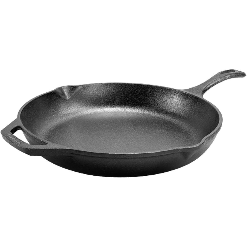 imageLodge 12 Cast Iron Skillet  Chef Collection  Perfect Sear  Ergonomic Handles  Superior Heat Retention  Cast Iron Cookware amp Skillet1325 Pack of 1