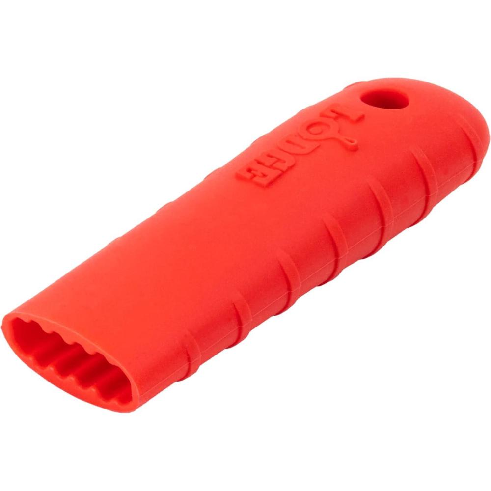 imageLodge Bold Silicone Hot Handle Holder  Dishwasher Safe Hot Handle Holder Upgraded Design for Lodge Bold Products Only  Heat Protection Up to 450  Fresh GreenVibrant Red