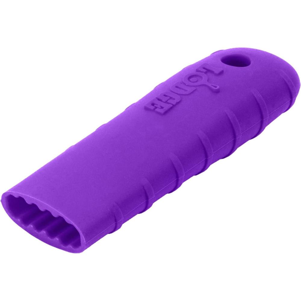imageLodge Bold Silicone Hot Handle Holder  Dishwasher Safe Hot Handle Holder Upgraded Design for Lodge Bold Products Only  Heat Protection Up to 450  Vivid Purple