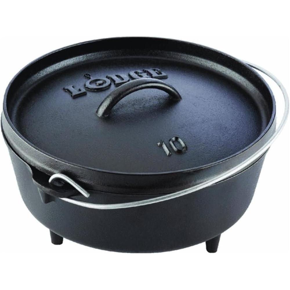 imageLodge Boy Scouts of America Cast Iron Camp Dutch Oven PreSeasoned 6Quart4Qt