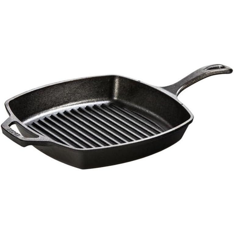 imageLodge Cast Iron Grill Pan 1025inch26 7 cm 10 5 Zoll
