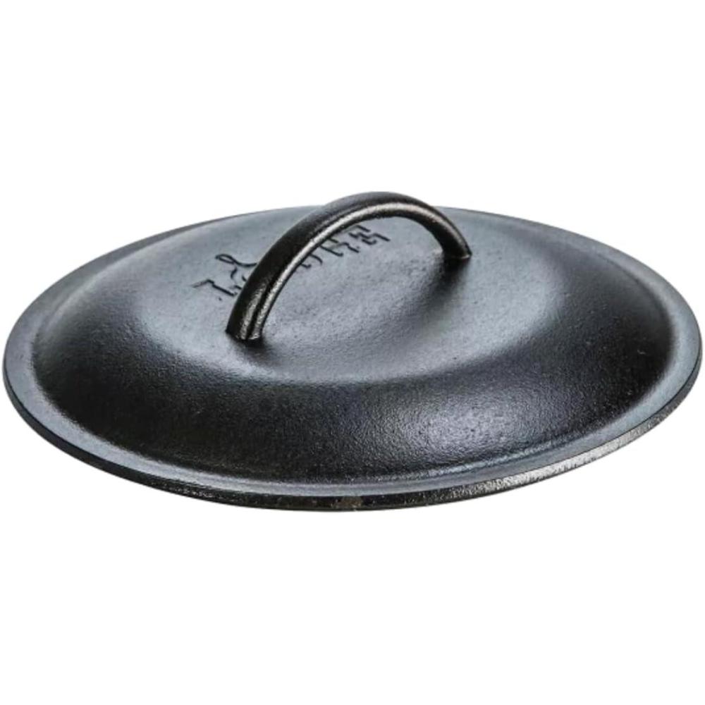 imageLodge PreSeasoned Cast Iron Lid  Cast Iron Lid for Skillet Grill Pan Griddle and Dutch Oven  8 Inch1025 Inch