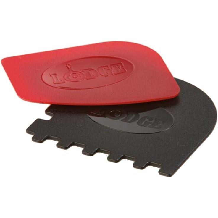 imageLodge SCRAPERCOMBO Grill Scraper 2 Count RedBlack