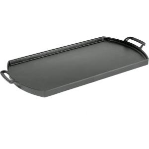 Lodge Blacklock 10″ x 20″ Cast Iron Double Burner Griddle – Triple Seasoned – For Indoor & Outdoor Cooking – Fits Over Two Burners – Easy Cleanup – Non-Toxic Material