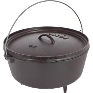 Lodge Boy Scouts of America Cast Iron Camp Dutch Oven, Pre-Seasoned, 6-Quart(5 Quart)
