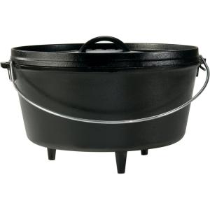 Lodge Boy Scouts of America Cast Iron Camp Dutch Oven, Pre-Seasoned, 6-Quart(8 Quart)