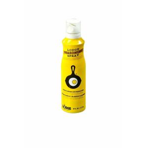 Lodge Cast Iron Seasoning Spray – Seasoning Spray Made with 100% Canola Oil to Restore, Cure, and Care for Cast Iron Cookware – 8 Ounce