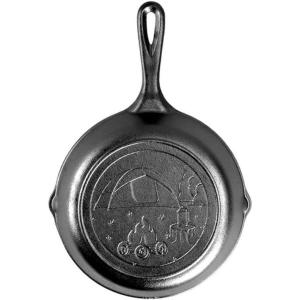 Lodge Cast Iron Wanderlust Series, Tent Skillet, 8 inch