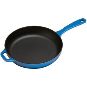 Lodge EC11S33 Enameled Cast Iron Skillet, 11-inch, Caribbean Blue(Blue)