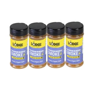 Lodge Sear Blend – Made for Cast Iron Cooking – Use Over the Grill, On the Stove, or Even in the Oven, Non-GMO – 6.4oz (4 Pack) – Tennessee Smoke