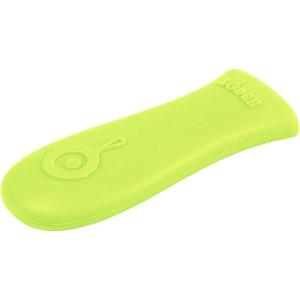 Lodge Silicone Hot Handle Holder – Dishwasher Safe Hot Handle Holder Designed for Lodge Cast Iron Skillets 9 Inches+ w/Keyhole Handle – Reusable Heat Protection Up to 500° – Red(Green)