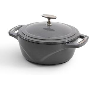 Lodge USA Enamel Dutch Oven, 3 qt., Moonstruck(Moonstruck)