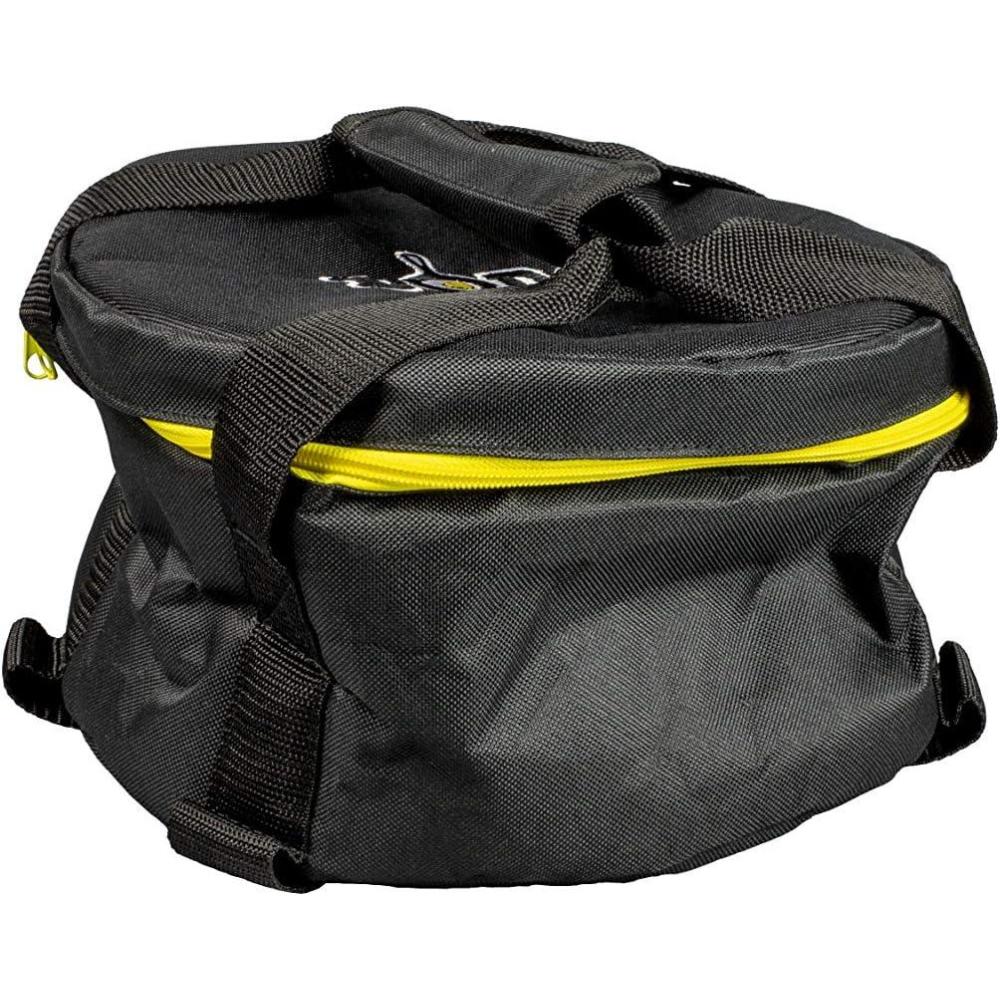 imageLodge Black Camp Dutch Oven Tote Bag  Durable Camp Dutch Oven Bag with Handles  10 Inch