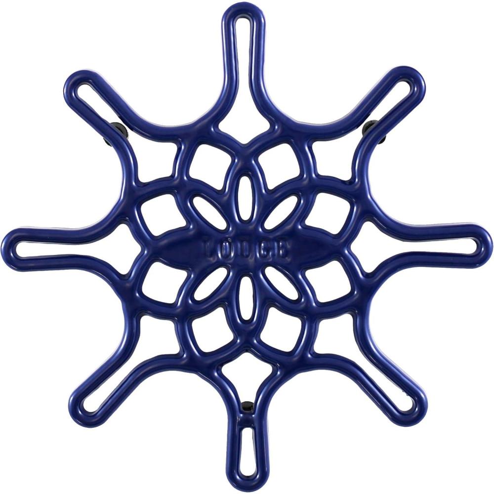 imageLodge EC8ST32 Enameled Cast Iron 8 Inch Indigo Trivet