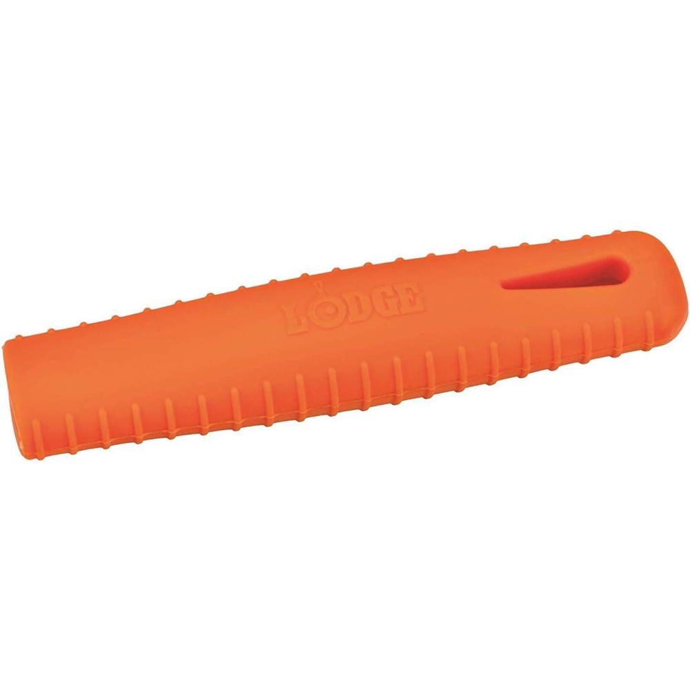 imageLodge Silicone Hot Handle Holder  Dishwasher Safe Hot Handle Holder Designed for Lodge Carbon Steel Pan Products  Reusable Heat Protection Up to 500  BlackOrange