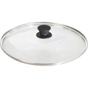 Lodge Round Tempered Glass Lid – Versatile Glass Lid for 15 Inch Skillets, Pans, and Dutch Ovens – Dishwasher Safe and Oven Safe up to 400° – 15 Inch(12 Inch)