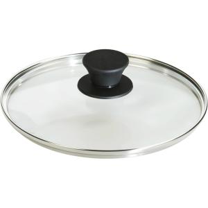 Lodge Round Tempered Glass Lid – Versatile Glass Lid for 15 Inch Skillets, Pans, and Dutch Ovens – Dishwasher Safe and Oven Safe up to 400° – 15 Inch(8 Inch)