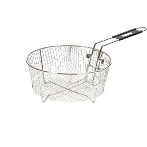 Lodge Silver Deep Fry Basket – Nickel-Plated Steel Deep Fry Basket – 11.5 Inch(10.25 Inch)